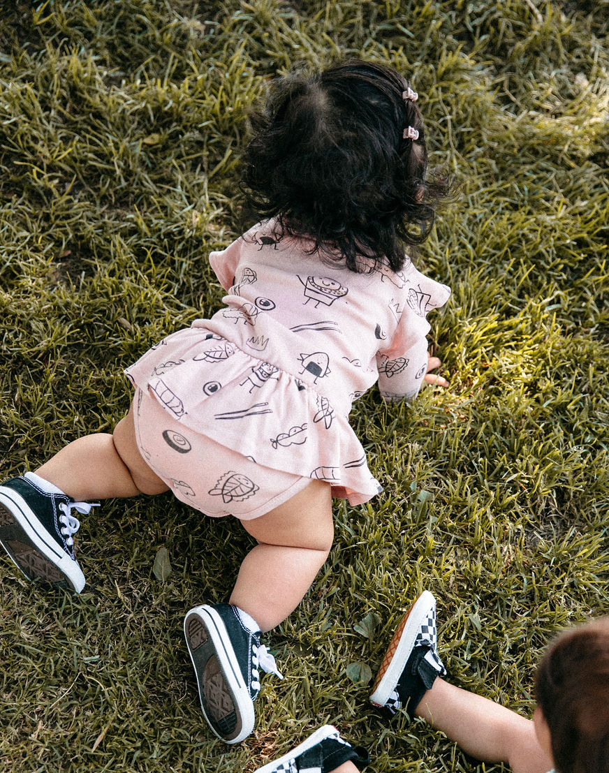                                                                                                                       Sushi Print Dress